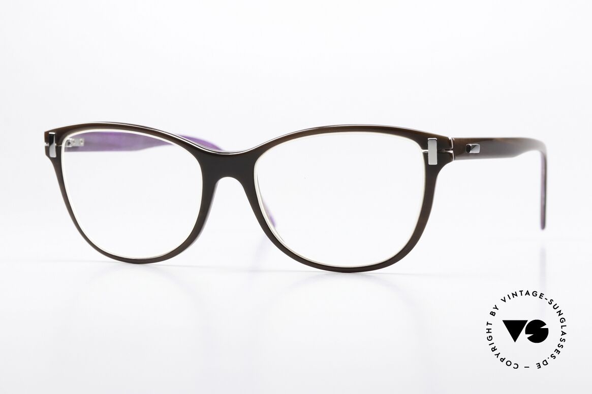 Hoffmann V7775 Kolorierte Naturhornbrille, Hoffmann Natural Eyewear Mod. V7775 1165 GunG G02, Passend für Damen