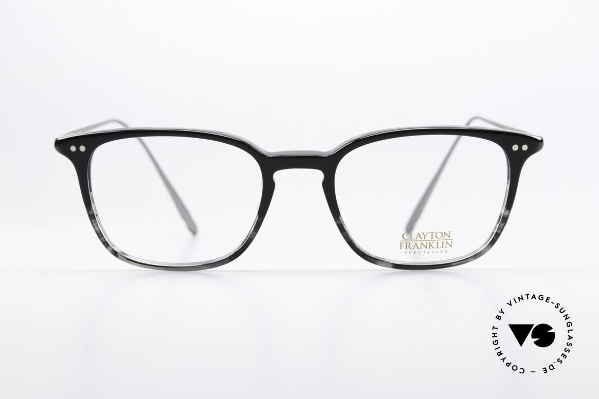 Clayton Franklin 764 Zeitlose Brillenfassung Titan, u.a. benannt nach dem Erfinder der Bifokalbrille, Passend für Herren und Damen