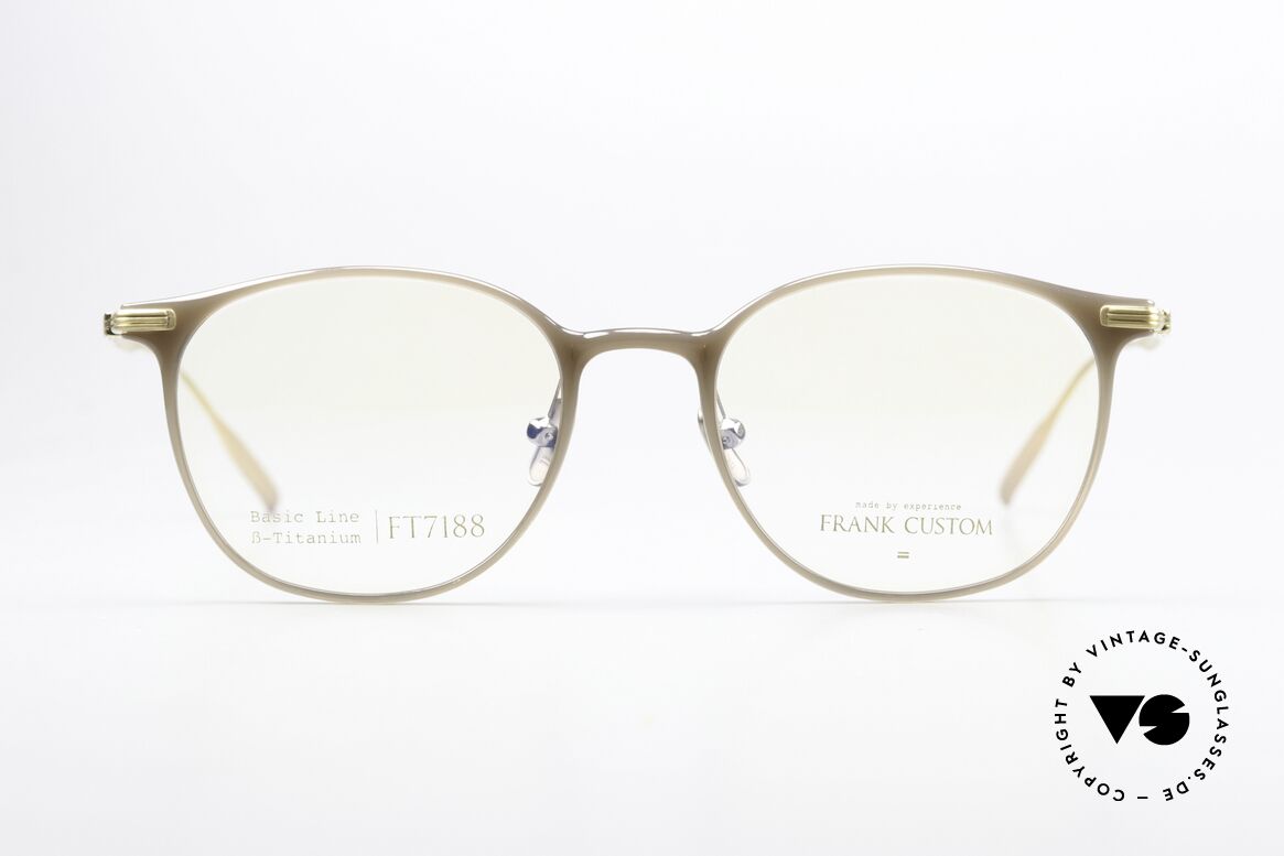 Frank Custom FT7188 Insiderbrille Made In Korea, die koreanische Brillenmarke in TOP-Qualität!, Passend für Herren und Damen