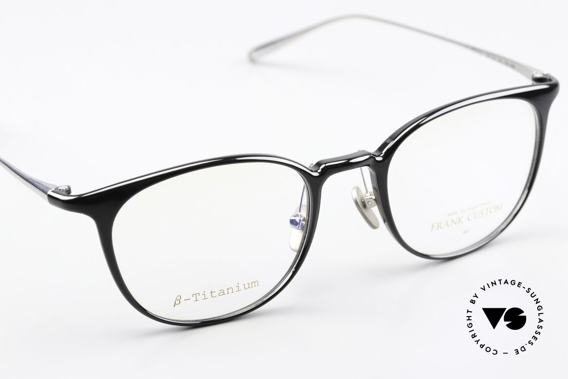 Frank Custom FT7132 Leichte Brillenfassung Unisex, Bügel aus ß-Titanium für höchsten Tragekomfort, Passend für Herren und Damen