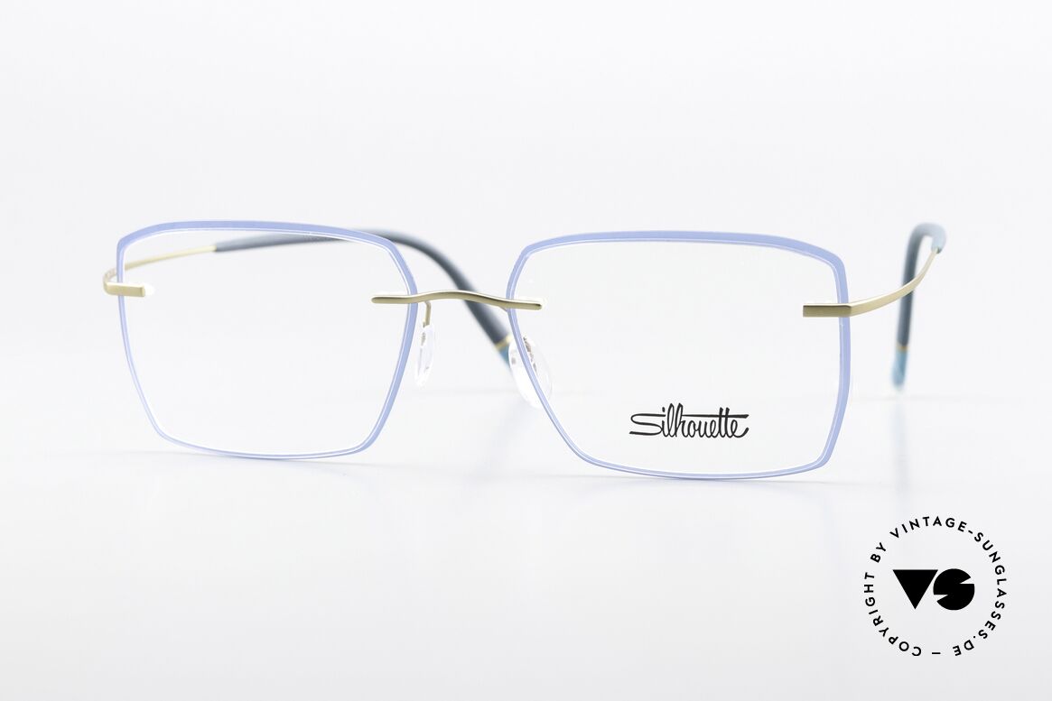 Silhouette 5518 Ozeanblaue Akzente Gold, Silhouette 5518 70 5540 Brille in Größe 54-17, 140, Passend für Damen