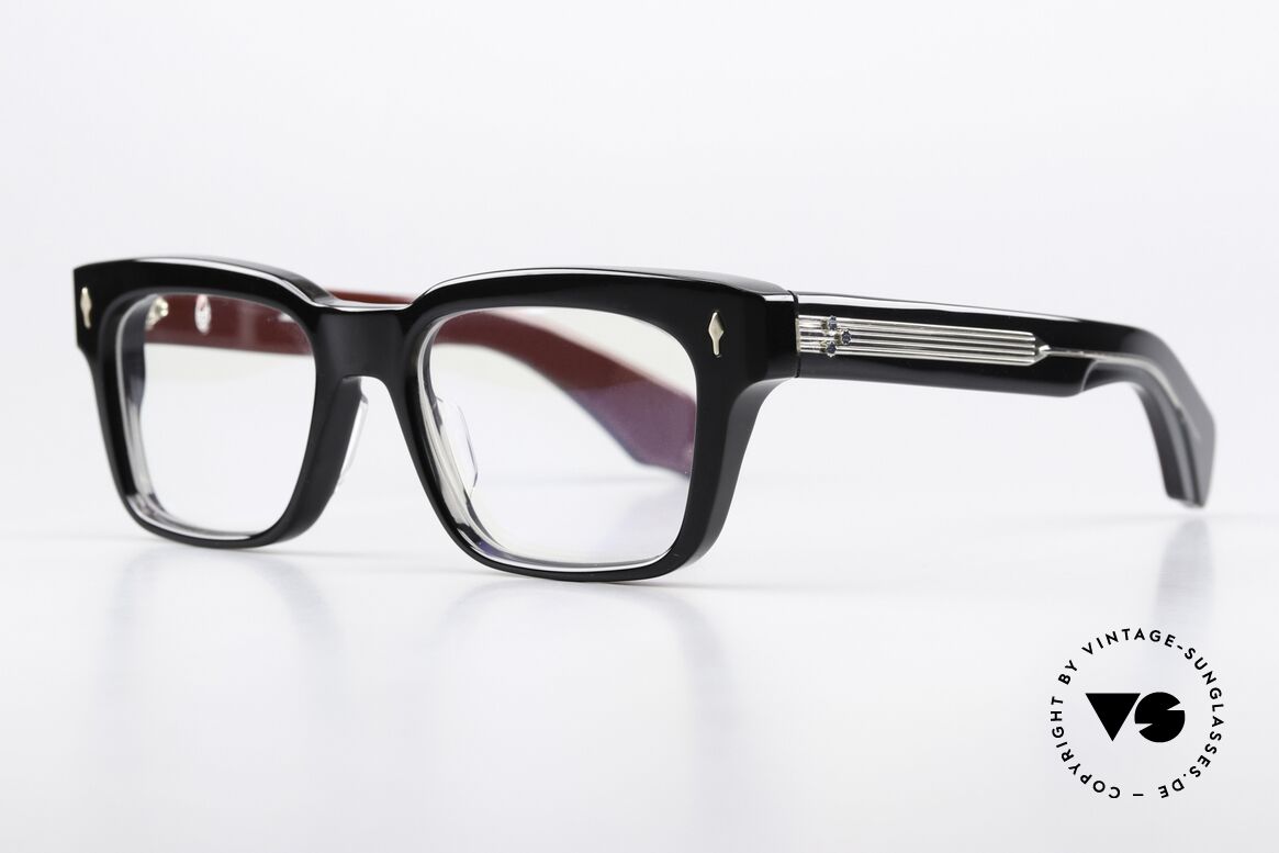 Jacques Marie Mage Molino Architekten Designerbrille, Bloodstone, Demo, Sterling Silver, Limited 51/19, Passend für Herren