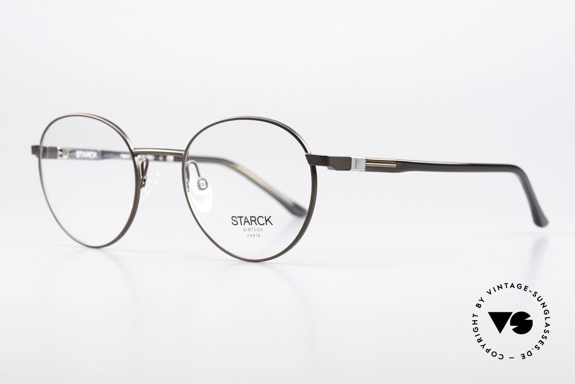 Starck Eyes SH2042 High Tech Panto Brille, mit dem patentierten BIO-mechanischen Scharnier!, Passend für Herren und Damen