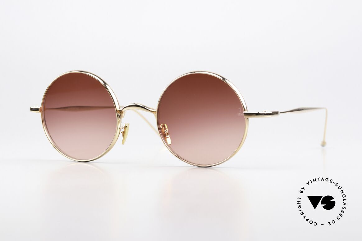 Jacques Marie Mage Diana Runde Titan Sonnenbrille, Jacques Marie Mage Sonnenbrille, Diana; Rosé Gold, Passend für Herren und Damen