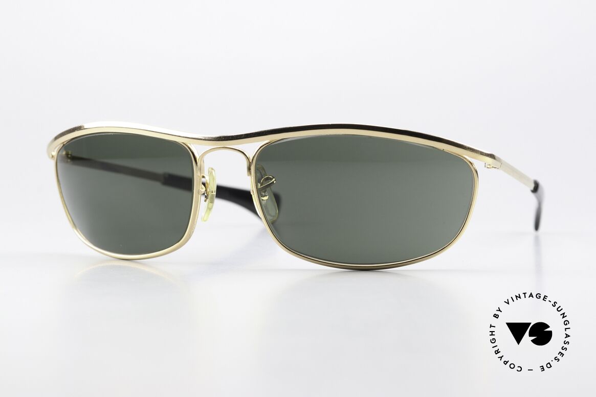 Ray Ban Olympian I DLX Easy Rider Film Sonnenbrille, seltenes B&L Ray-Ban 'Olympian I DeLuxe' Modell, Passend für Herren