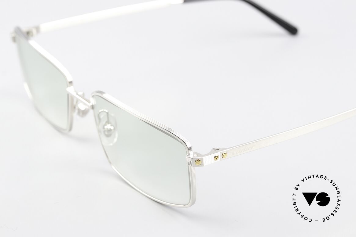 Cartier Santos De Eye00123 Oder Auch Rimmed T-Eye, zeitlos und markant zugleich; echte Luxusbrille!, Passend für Herren