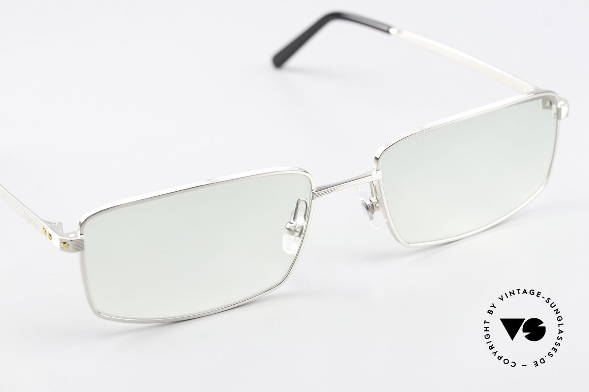 Cartier Santos De Eye00123 Oder Auch Rimmed T-Eye, TOP-Qualität; komfortable Fassung; France made, Passend für Herren