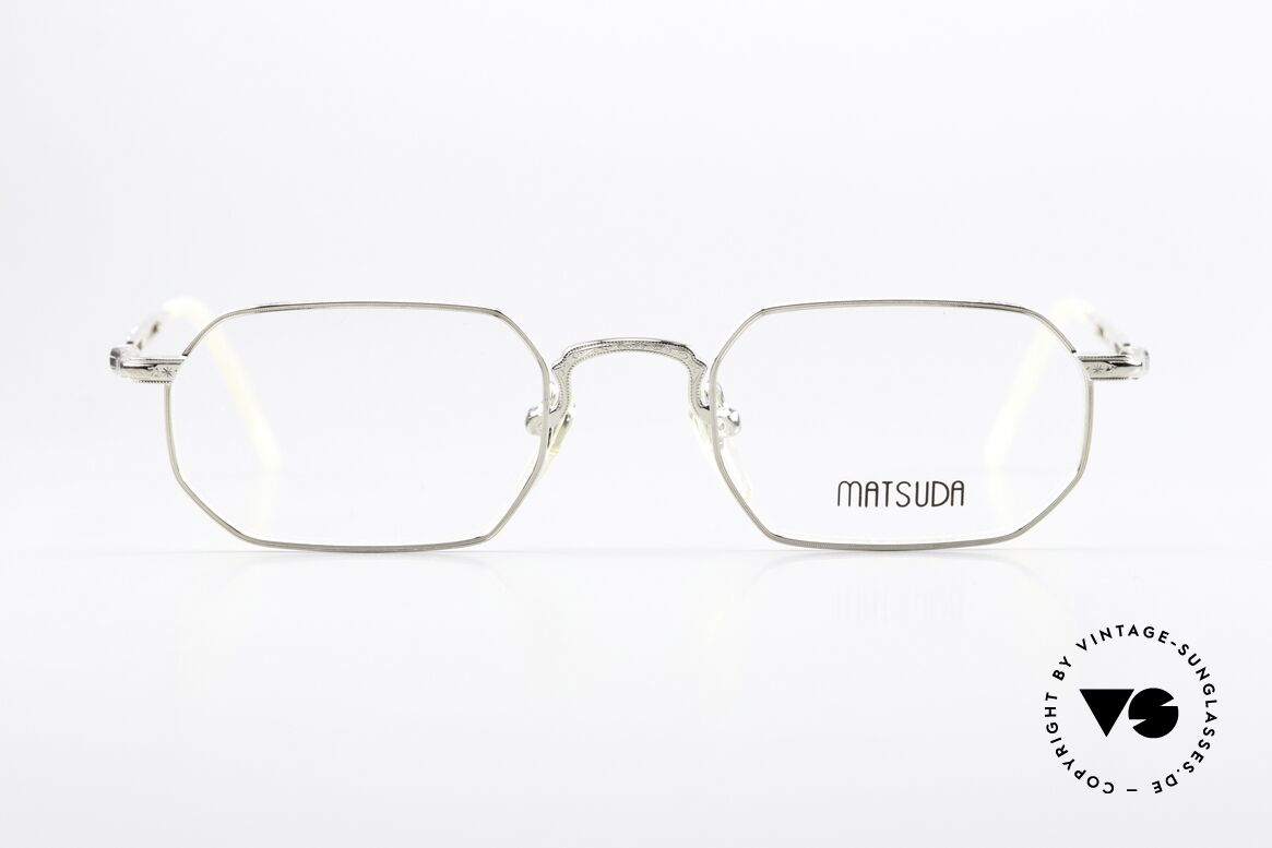 Matsuda 2881 Vintage Brillenfassung Eckig, echte Spitzen-Qualität sämtlicher Komponenten, Passend für Herren