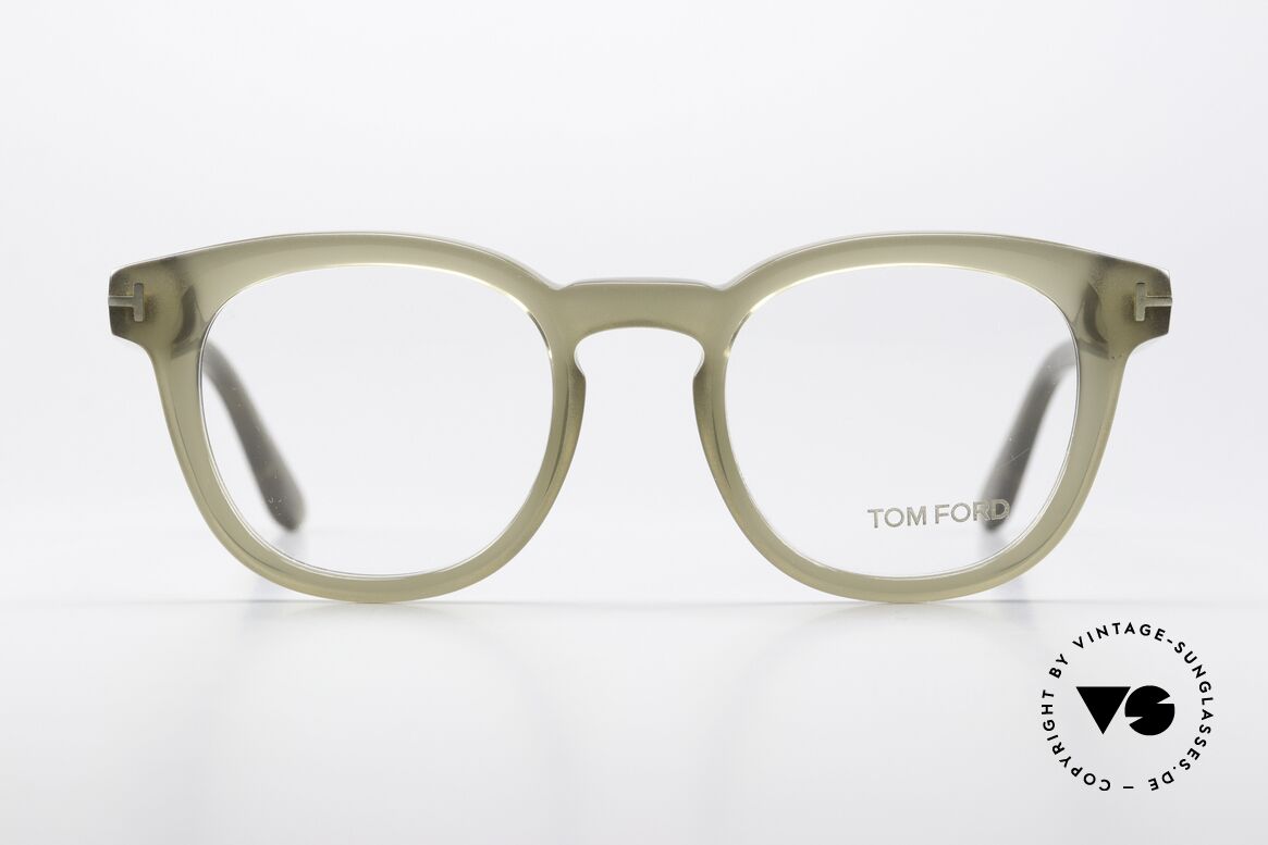 Tom Ford TF5469 Federscharnier Azetatbrille, edle Fassung mit Federscharnieren, made in Italy, Passend für Herren und Damen