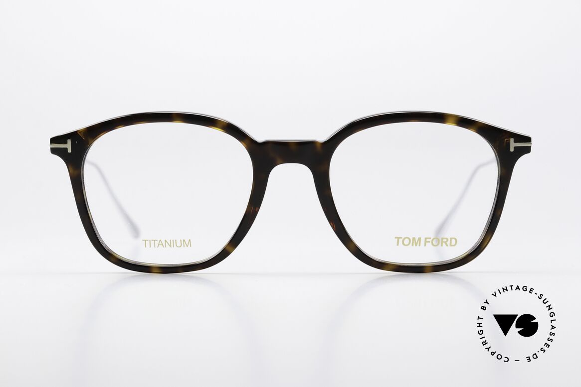 Tom Ford TF5484 Herren Designer Brille Titan, sehr edle und hochwertige Fassung, made in Japan, Passend für Herren