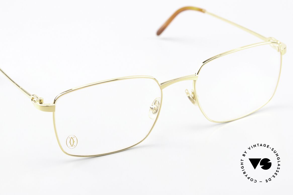 Cartier C-Decor Metal Vergoldete Luxus-Brille, ungetragen; inklusive original Cartier Verpackung, Passend für Herren