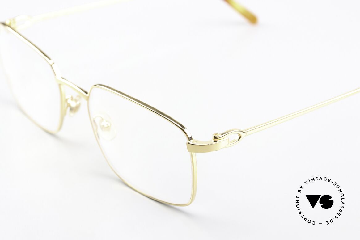 Cartier C-Decor Metal Vergoldete Luxus-Brille, markanter Metallrahmen; hochwertig vergoldet!, Passend für Herren