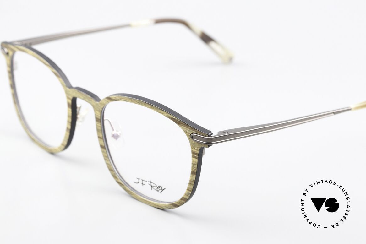 JF Rey JF2798 Designerbrille In Holzoptik, innovative Materialien (Rahmenfront in Holz-Optik), Passend für Herren und Damen