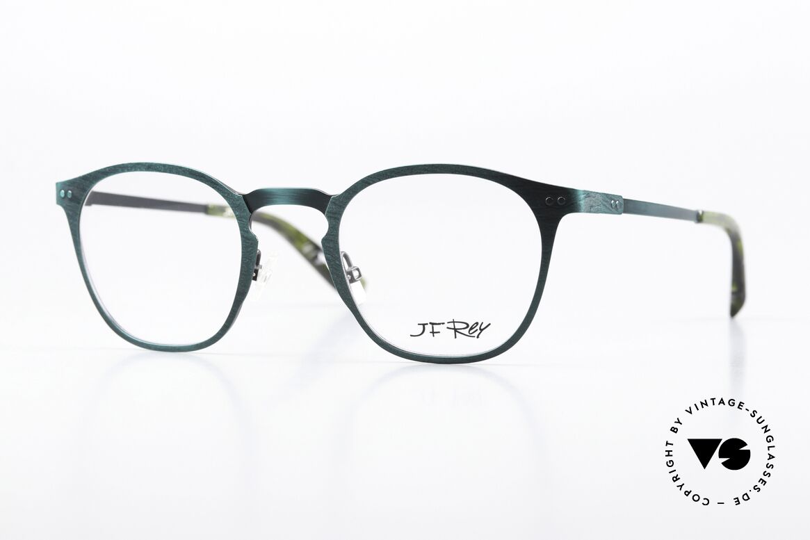 JF Rey JF2736 Rahmen In Grün Metallic, J.F. Rey Brille, Modell JF2736, color 4949, Gr. 46-21, Passend für Herren und Damen