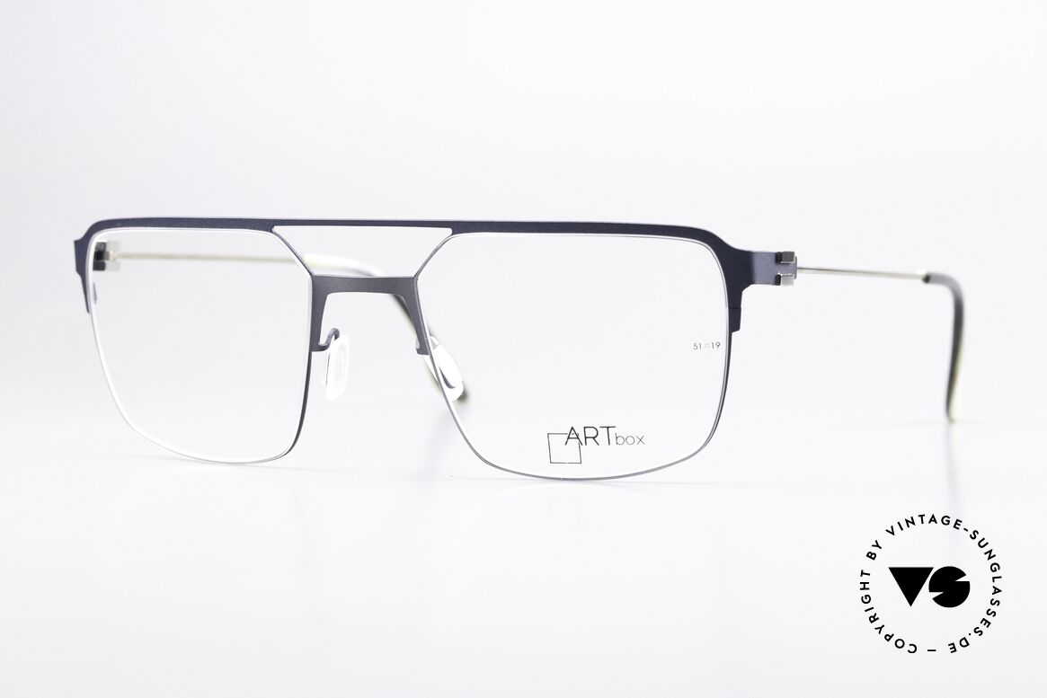 Bajazzo Enzo 3 Eckige Metallfassung Unisex, Bajazzo Brille, Modell Enzo 3, Gr. 51-19, 135mm, Passend für Herren und Damen