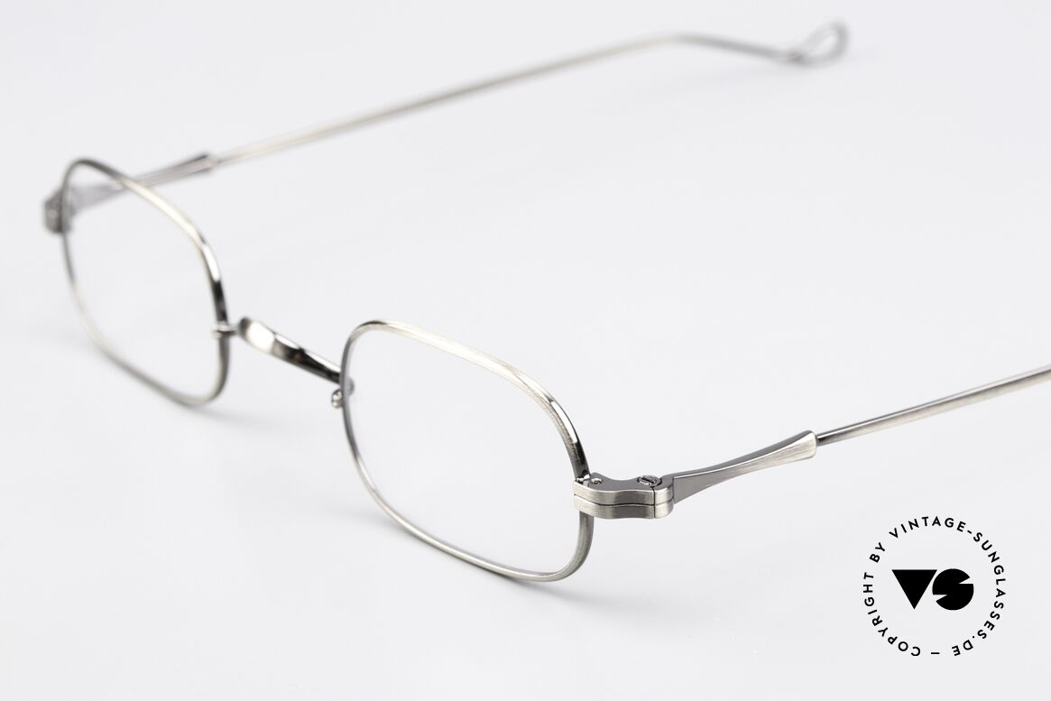 Lunor II 00 Metallfassung Antik Silber, Mod. "II 0", Gr. 40/25, Lesebrille für Damen & Herren, Passend für Herren und Damen