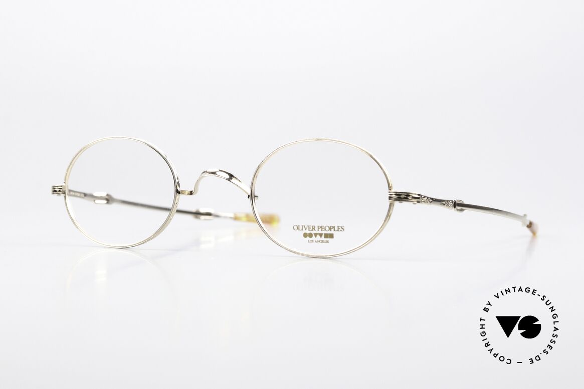 Oliver Peoples OP76G Kleine Brille Made in Japan, vintage Oliver Peoples Brillenfassung der späten 80er, Passend für Herren und Damen