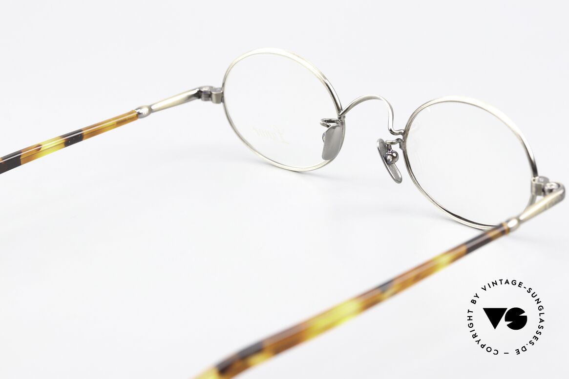 Lunor VA 100 Ovale Vintage Brille Antik Gold, Größe: medium, Passend für Herren und Damen