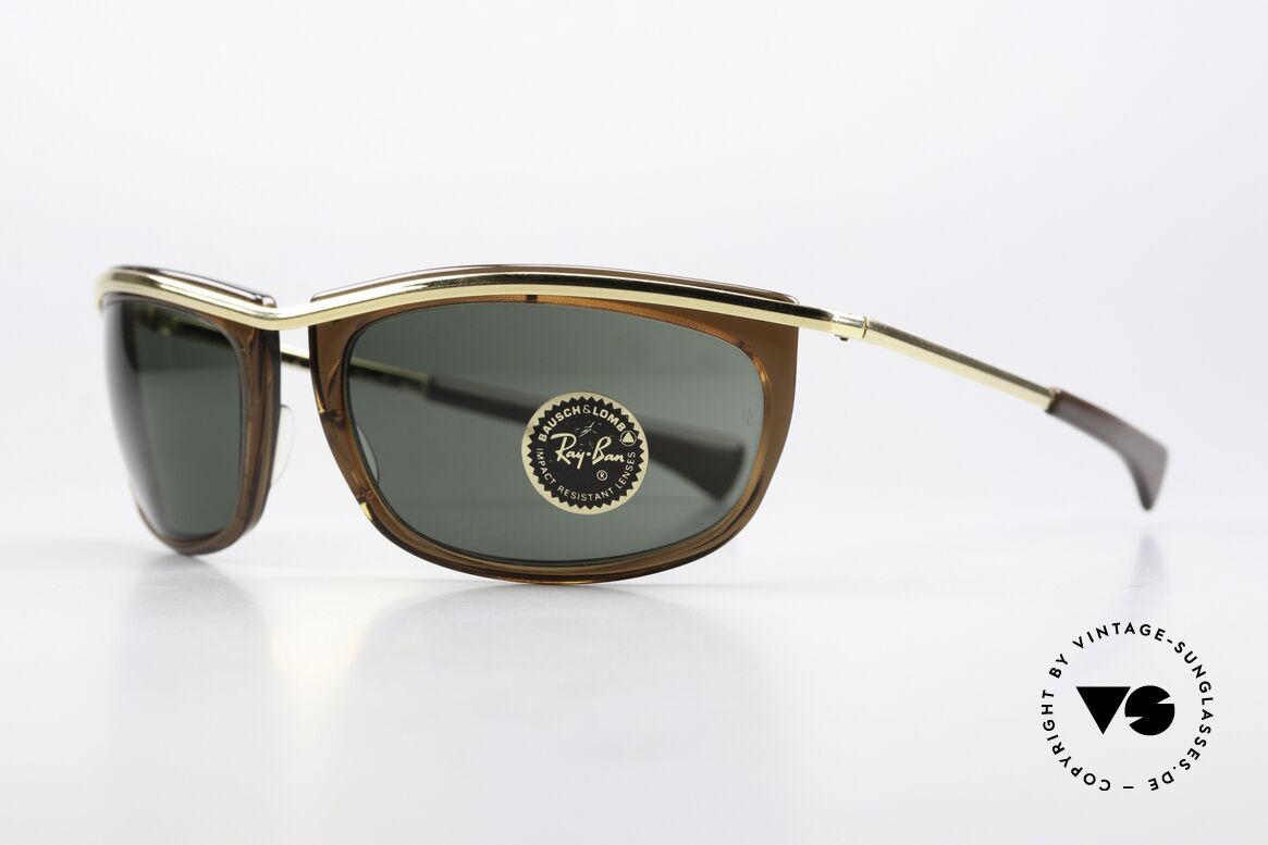 Ray Ban Olympian I Altes Made in USA Original, B&L G15 Mineralgläser (kratzfest sowie 100% UV), Passend für Herren