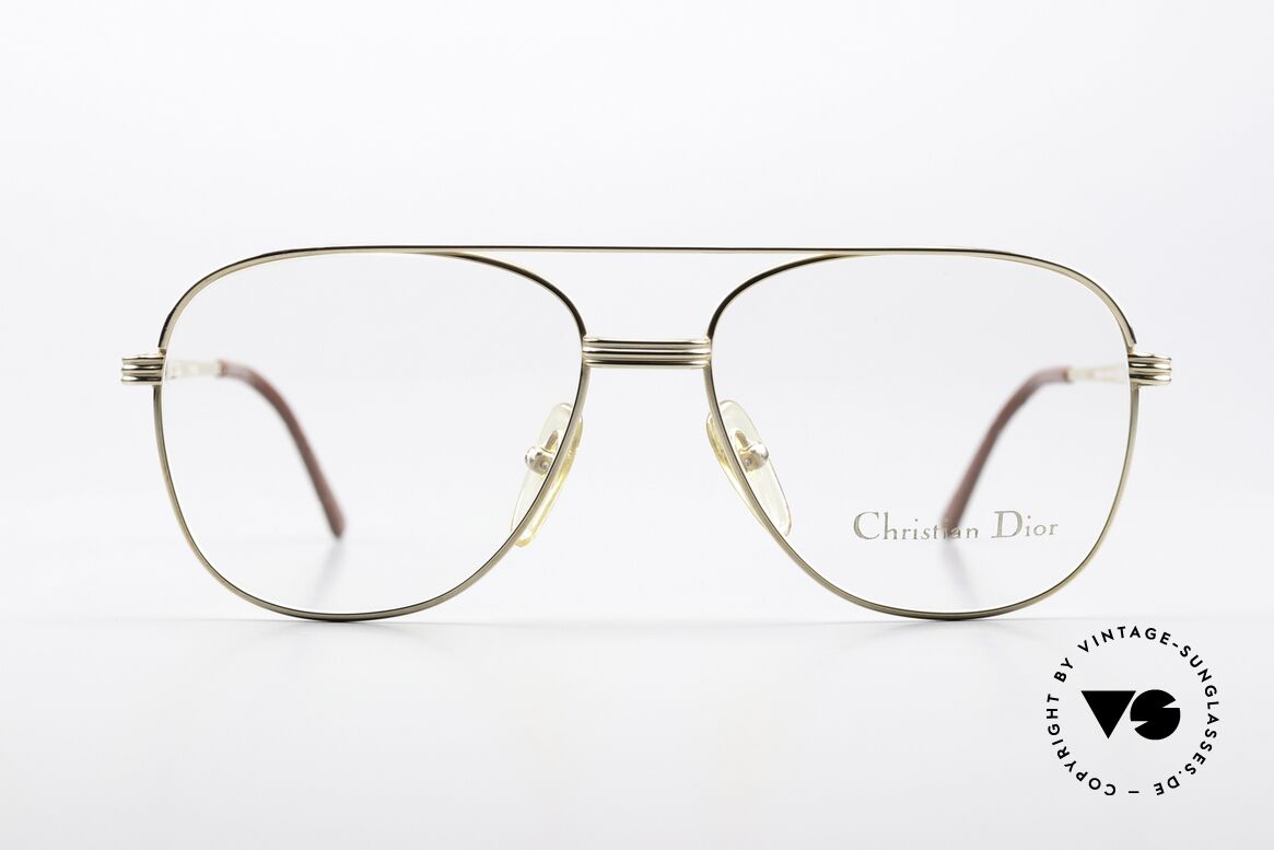 Christian Dior 2749 Stilvolle Aviatorbrille 90er, 2749, Gr. 57/16 mit flexiblen Federscharnieren, Passend für Herren