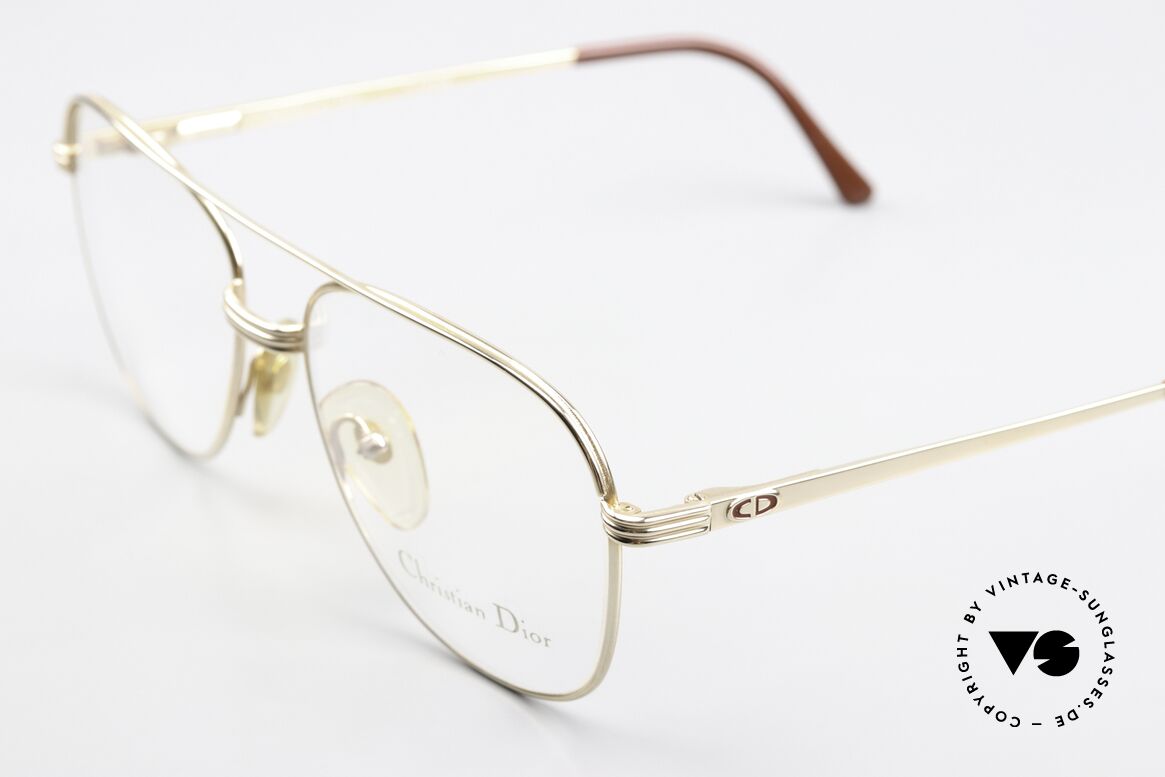 Christian Dior 2749 Stilvolle Aviatorbrille 90er, vergoldeter Titanrahmen; viel teurer geht's nicht, Passend für Herren