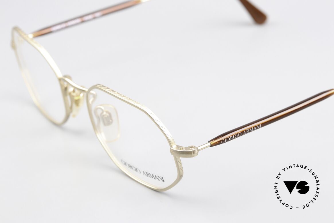 Giorgio Armani 182 80er Designerbrille Octag, ungetragen (wie alle unsere 1980er Jahre Klassiker), Passend für Herren und Damen