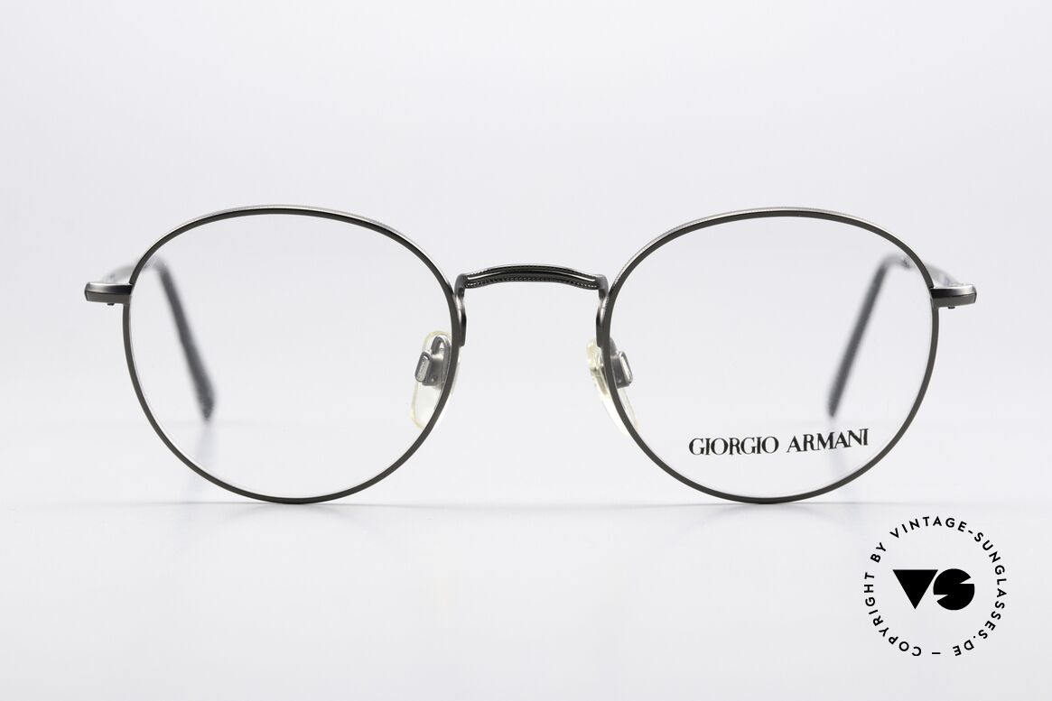 Giorgio Armani 190 Zeitlose 80er Pantobrille, zeitlose Giorgio Armani Brillenfassung aus den 80ern, Passend für Herren