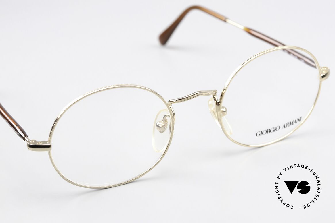 Giorgio Armani 172 Ovale No Retro Brille 90er, KEINE Retrobrille, sondern ein 90er Jahre Original!, Passend für Herren und Damen