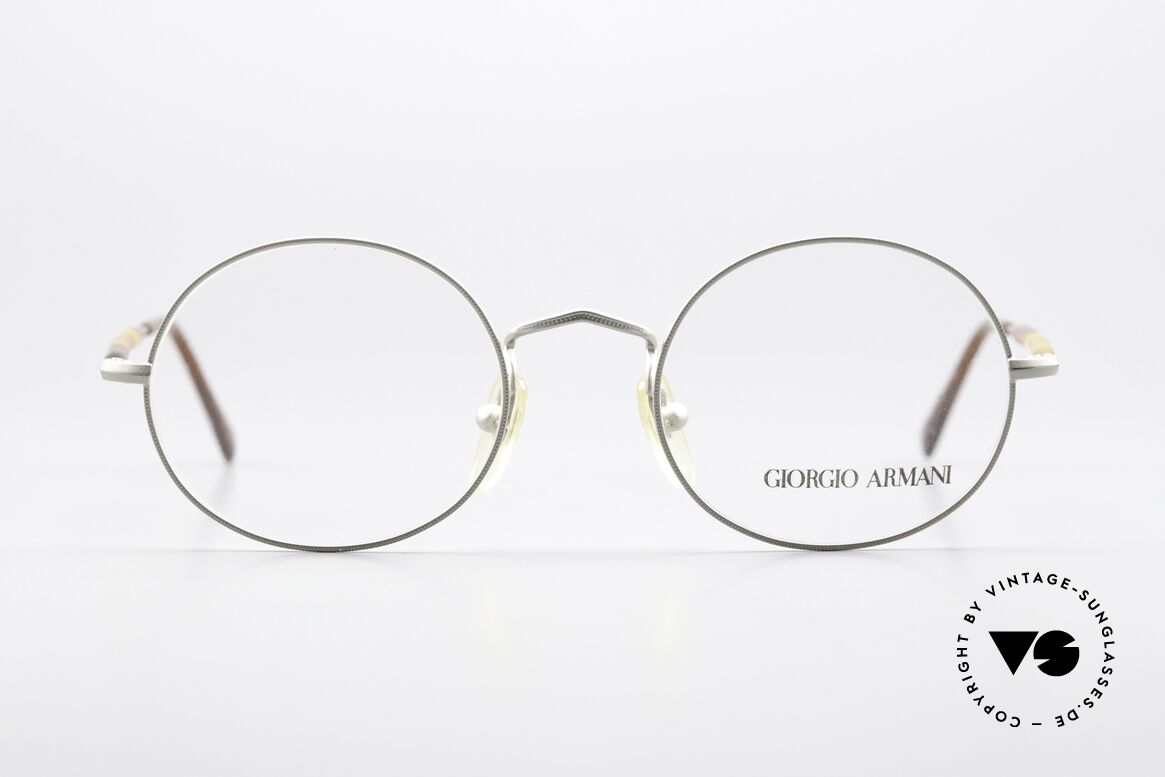 Giorgio Armani 172 Vintage Brille Damen Herren, klassische, ovale Brillenform, Größe 49-20, 140mm, Passend für Herren und Damen