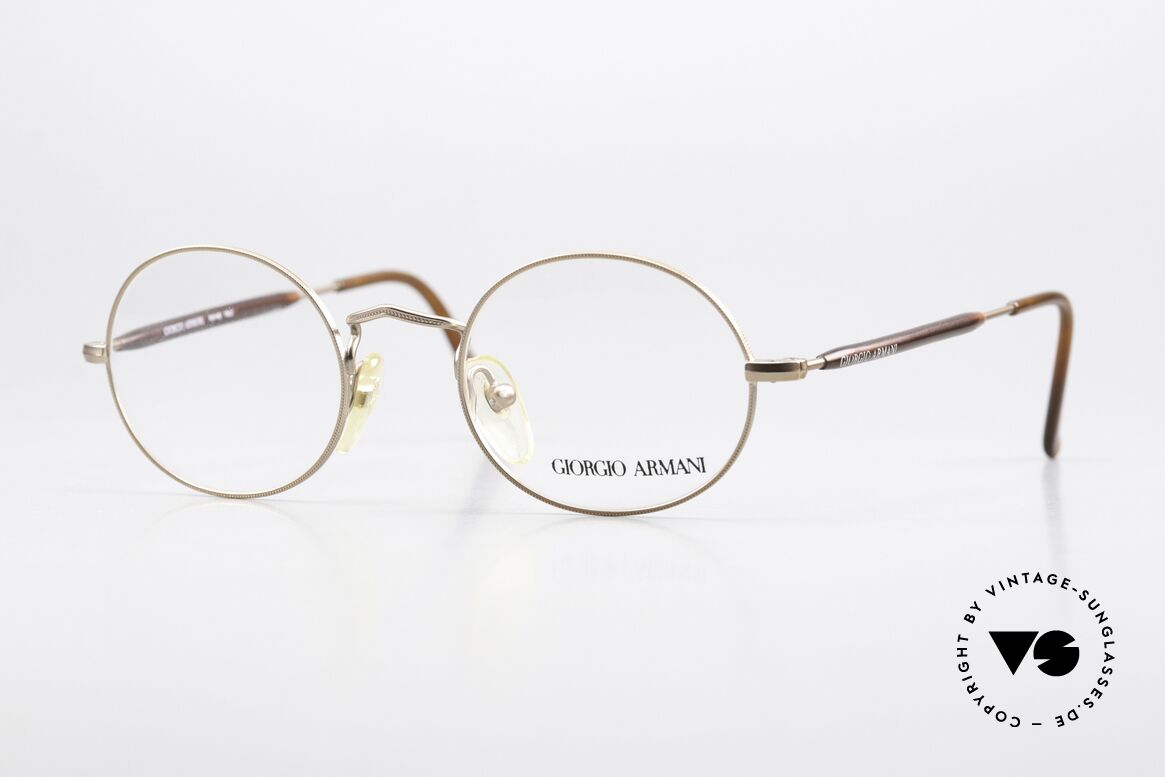 Giorgio Armani 172 Vintage Brille Unisex 90er, vintage Giorgio Armani Designer-Brillenfassung, Passend für Herren und Damen