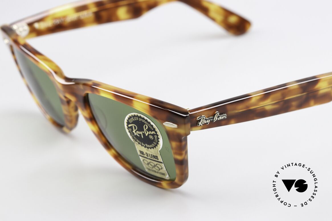 Ray Ban Wayfarer I Limited Serie Brillenklassiker, limitierte Edition: havanna dunkel W0889, RB3, 5022, Passend für Herren und Damen