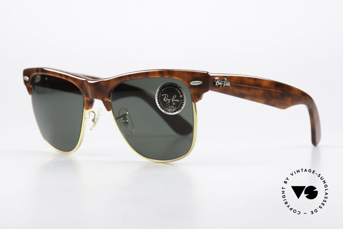 Ray Ban Wayfarer Max II Original USA Sonnenbrille, herausragende Qualität (fühlbar massiv & wertig), Passend für Herren