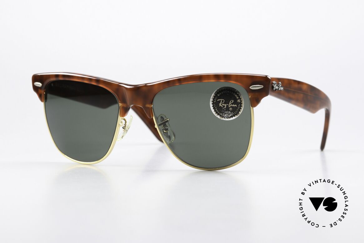 Ray Ban Wayfarer Max II Original USA Sonnenbrille, Ray Ban Klassiker aus den USA von Bausch&Lomb, Passend für Herren