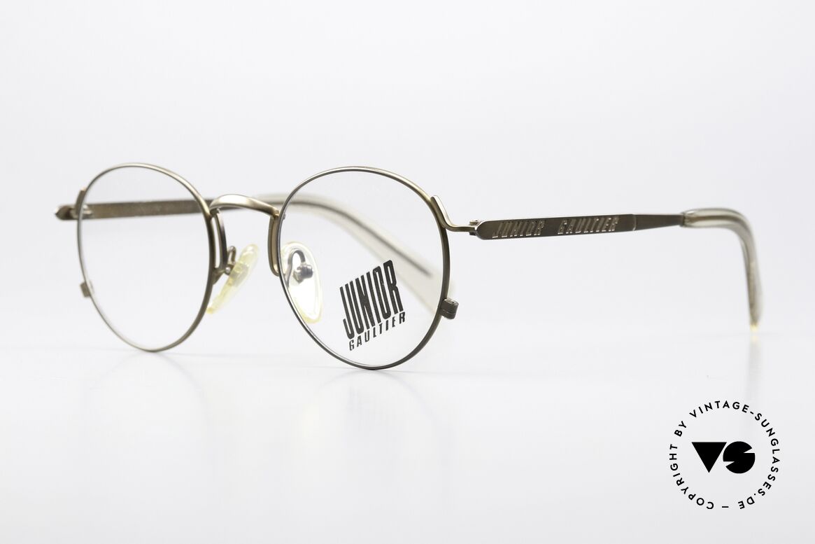 Jean Paul Gaultier 57-1171 90er Panto Designer Brille, fühlbare Top-Qualität; JUNIOR GAULTIER Collection, Passend für Herren und Damen