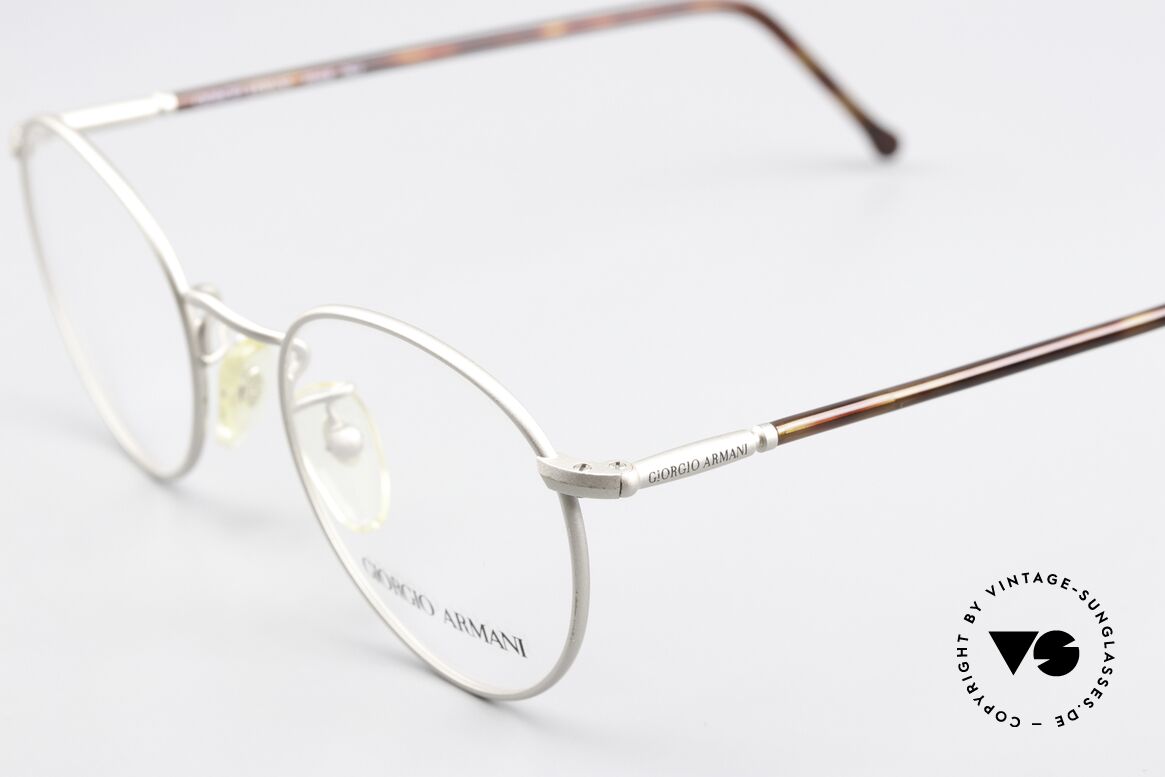 Giorgio Armani 138 Panto Brille Gold Schildpatt, ein 'intellektuelles / spirituellen' Design; Gr. 47/20, Passend für Herren und Damen