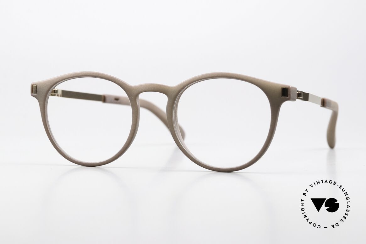 Mykita Mylon Bloom Mylon Hybrid Brille Panto, Panto-Design in M Größe 48-19 und Farbe 336, Passend für Herren und Damen