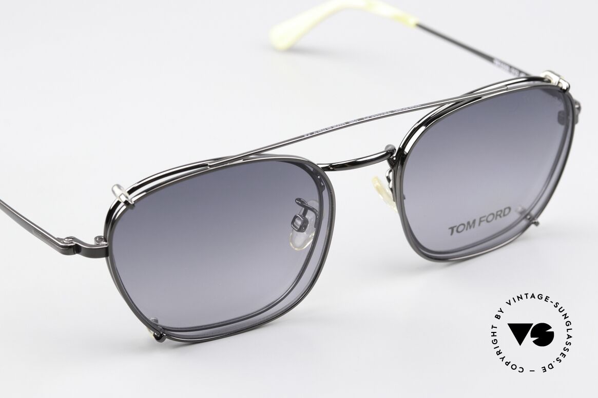 Tom Ford TF5335 Designerbrille Mit Clip On, ein ungetragenes Original der 2014er TF Kollektion, Passend für Herren und Damen