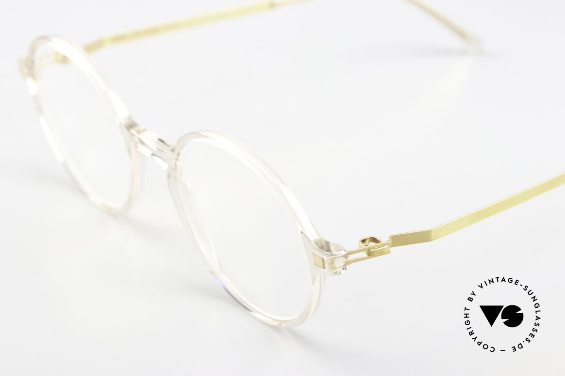 Mykita Tomkin Runde Brille Transparent, wohlbekannte Spitzenqualität; handmade in Germany, Passend für Herren und Damen