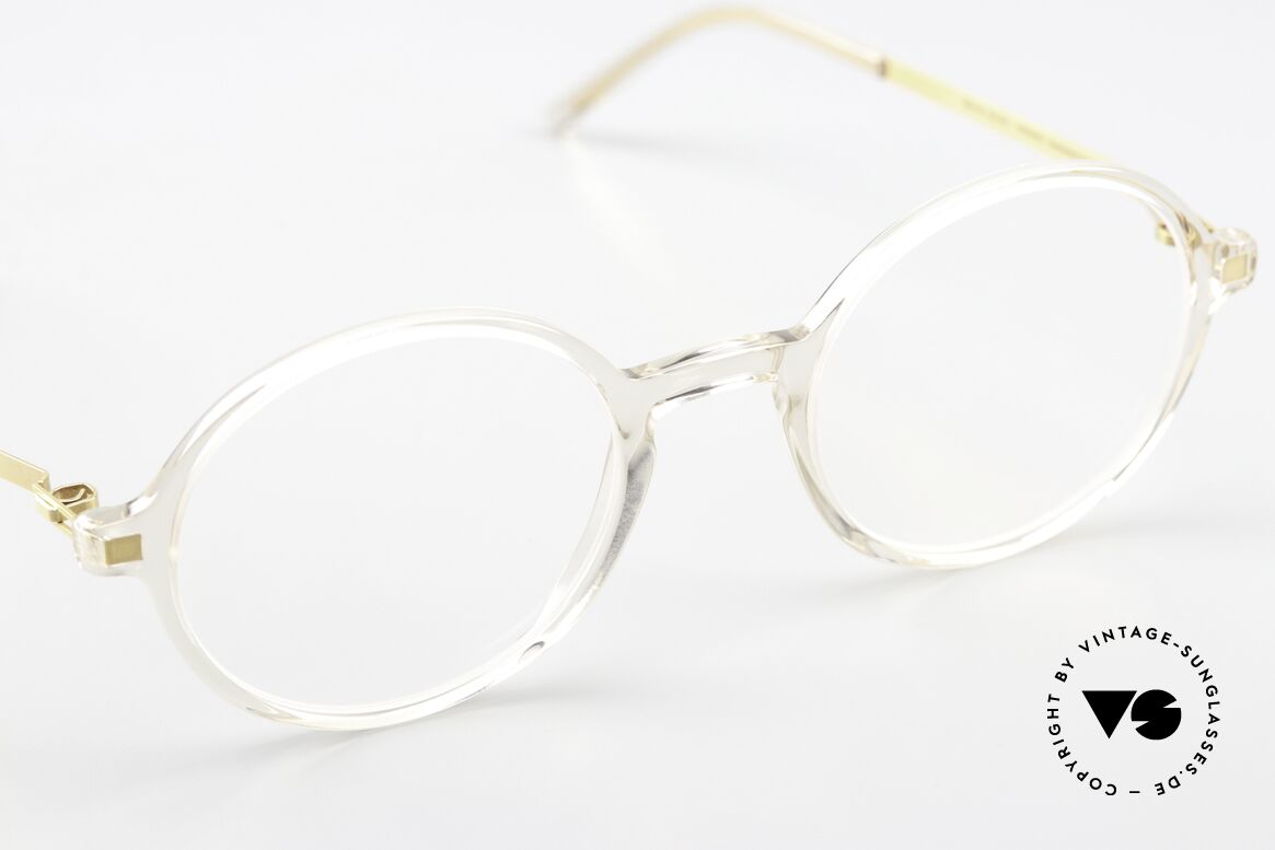 Mykita Tomkin Runde Brille Transparent, ungetragenes Modell mit originalem Etui von Mykita, Passend für Herren und Damen