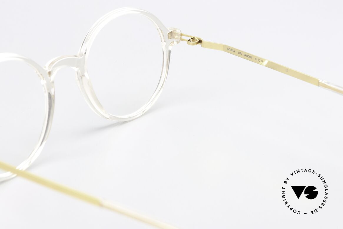 Mykita Tomkin Runde Brille Transparent, Größe: medium, Passend für Herren und Damen