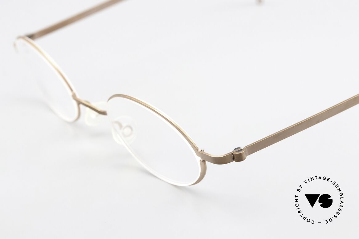 Lindberg 5000 Strip Titan Ovale Titanium Brille Unisex, so zeitlos, stilvoll und innovativ = Prädikat "VINTAGE", Passend für Herren und Damen