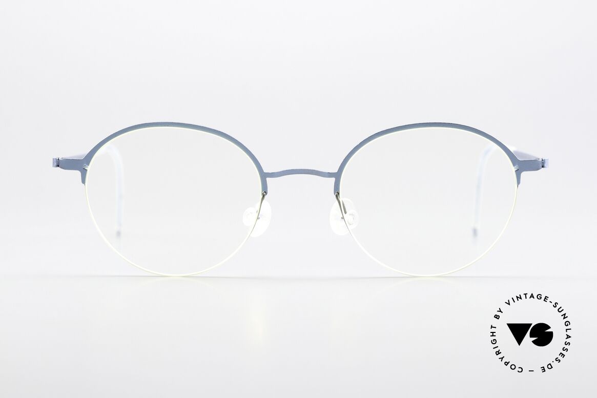 Lindberg 4010 Strip Titan 1990er Rahmen Blau Silber, Modell 4010, Größe 46/20, No. 712016160, blau-silber, Passend für Herren und Damen