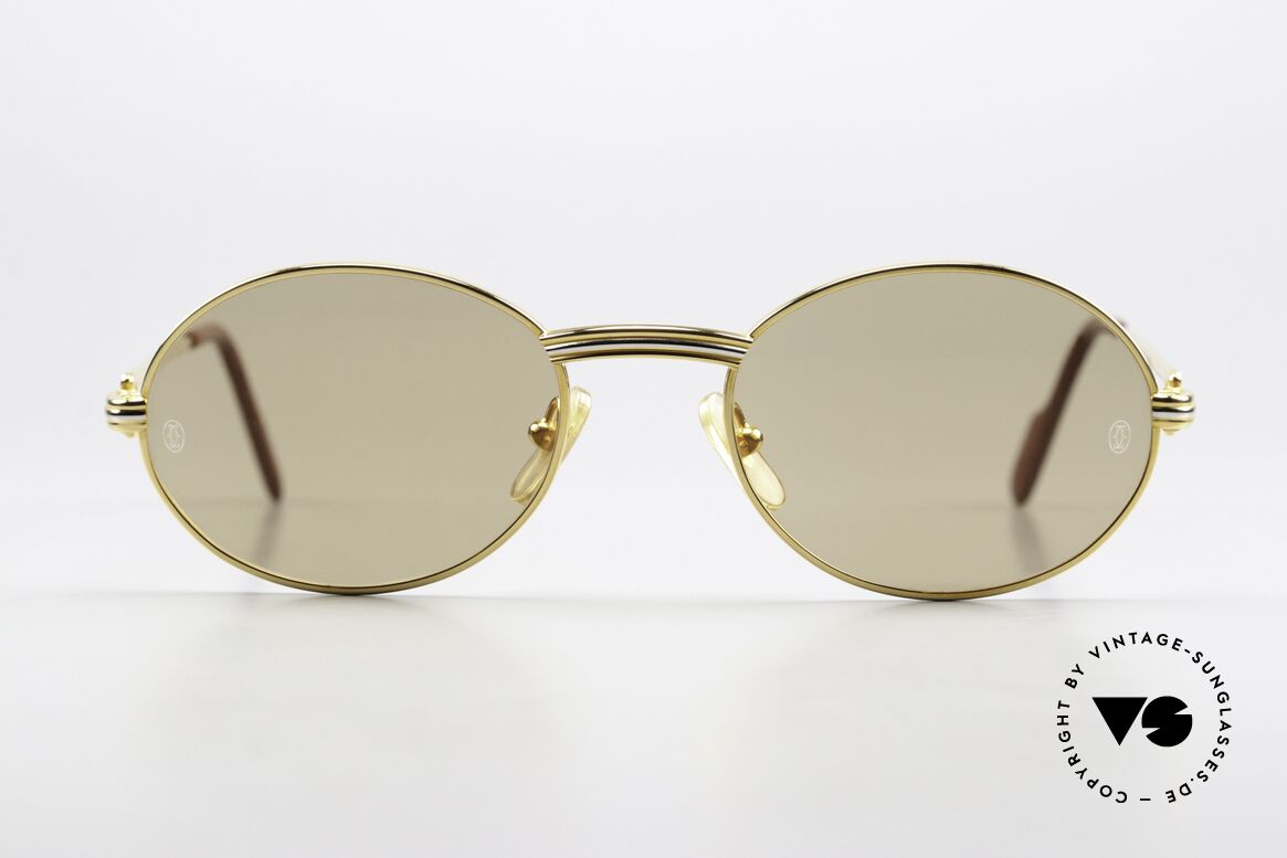 Cartier Saint Honore Luxus Sonnenbrille Von 1998, edles & zeitloses Design, Medium-Größe 51°20, 135, Passend für Herren und Damen