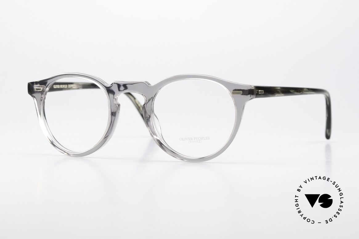 Oliver Peoples Gregory Peck Zeitlose Panto Brille 45mm, Oliver Peoples Brillenfassung, Modell Gregory Peck, Passend für Herren