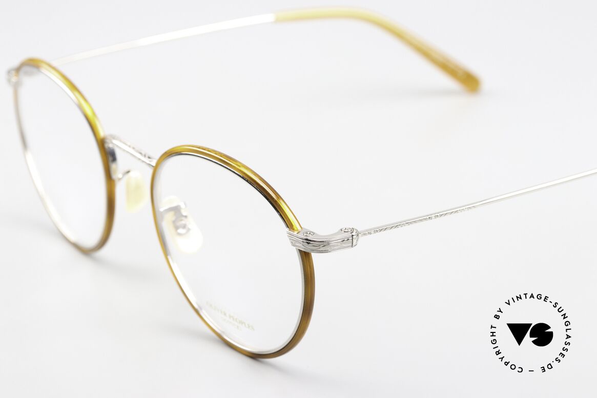 Oliver Peoples Colloff Metallrahmen Azetat-Rand, Unisex-Modell aus dem Jahre 2019; made in Italy, Passend für Herren und Damen