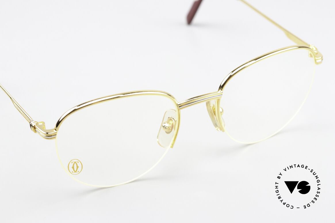 Cartier Colisee - S 1990er Vintage Brille Nylor, Colisee = 'Kolosseum' (Lifestyle & Funktionalität), Passend für Herren und Damen