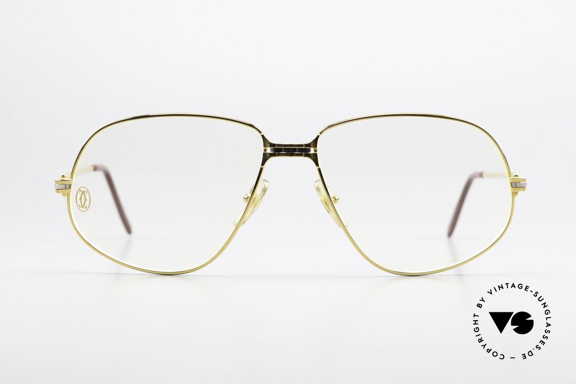 Cartier Panthere G.M. - XL 80er Brille 22kt Vergoldet, G.M. = "Grande Modèle" (für Monsieur / den Gentleman), Passend für Herren