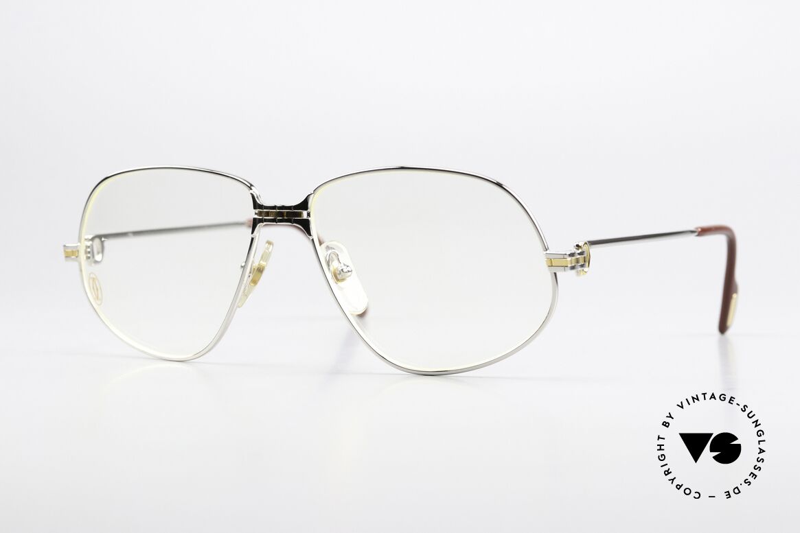 Cartier Panthere G.M. - M Platin Herrenbrille Von 1988, Cartier Panthère = der berühmte Panther von CARTIER, Passend für Herren