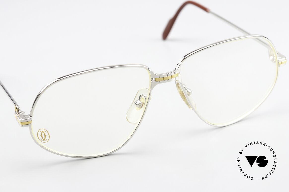 Cartier Panthere G.M. - M Platin Herrenbrille Von 1988, sehr seltene und entsprechend kostbare Platin-Edition, Passend für Herren