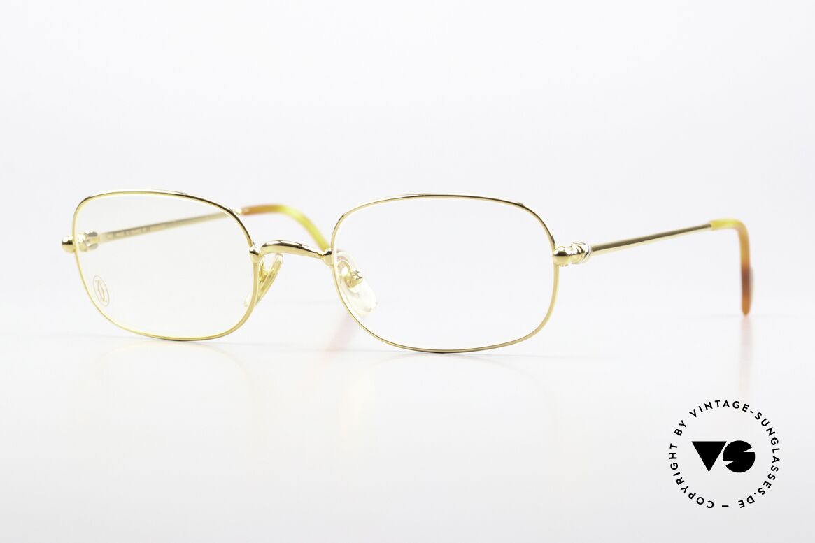 Cartier Deimios - L 90er Brille Rare 54mm Grösse, feine vintage Cartier Luxus-Brille der späten 1990er, Passend für Herren und Damen